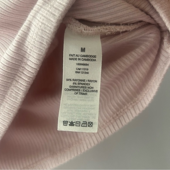 NWOT Garage  Pink Wrap Top - Picture 3 of 5